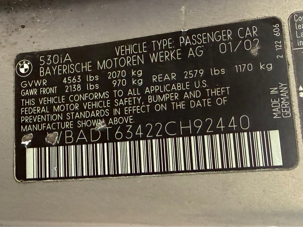 2002 BMW 5 Series Image 4