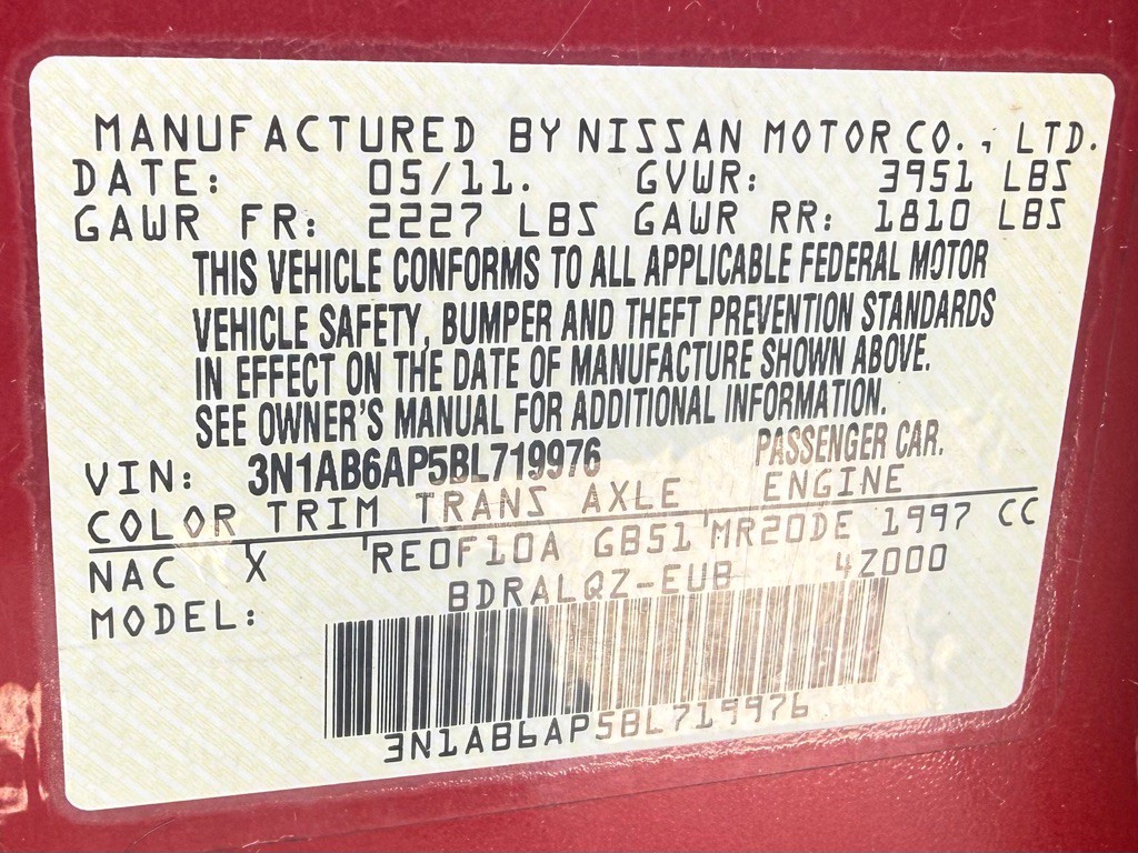 2011 Nissan Sentra Image 19