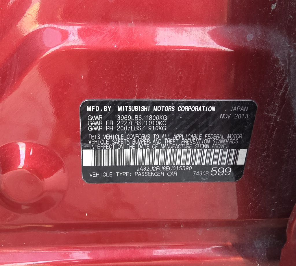 2014 Mitsubishi Lancer Image 6