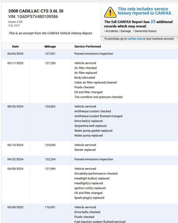 2008 Cadillac CTS Image 11