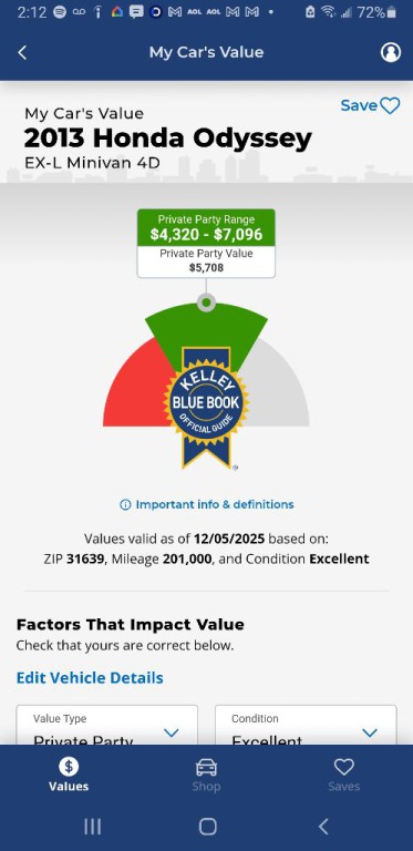 2013 Honda Odyssey EXL