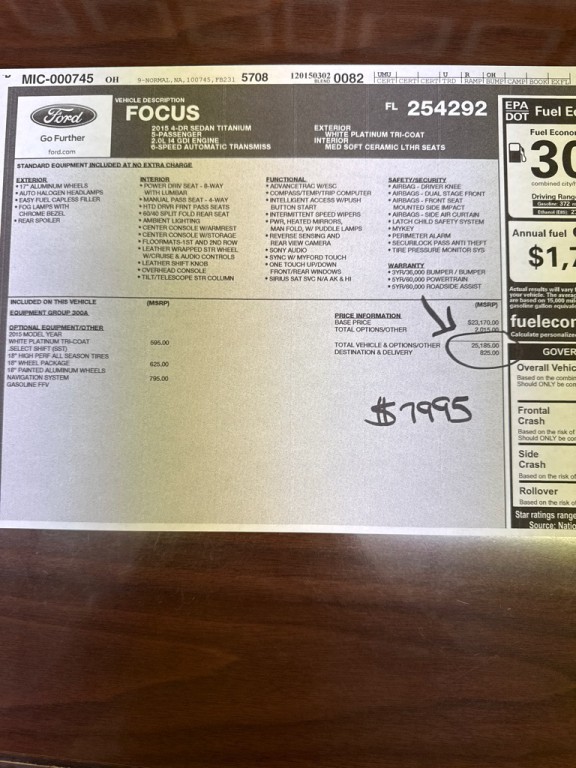 2015 Ford Focus Image 10