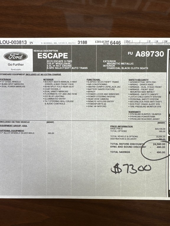 2015 Ford Escape Image 10