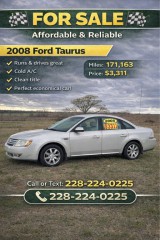 Image for 2008 Ford Taurus SEL ID: 7230572