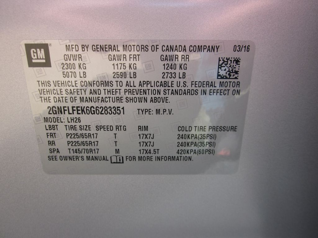 2016 Chevrolet Equinox Image 30