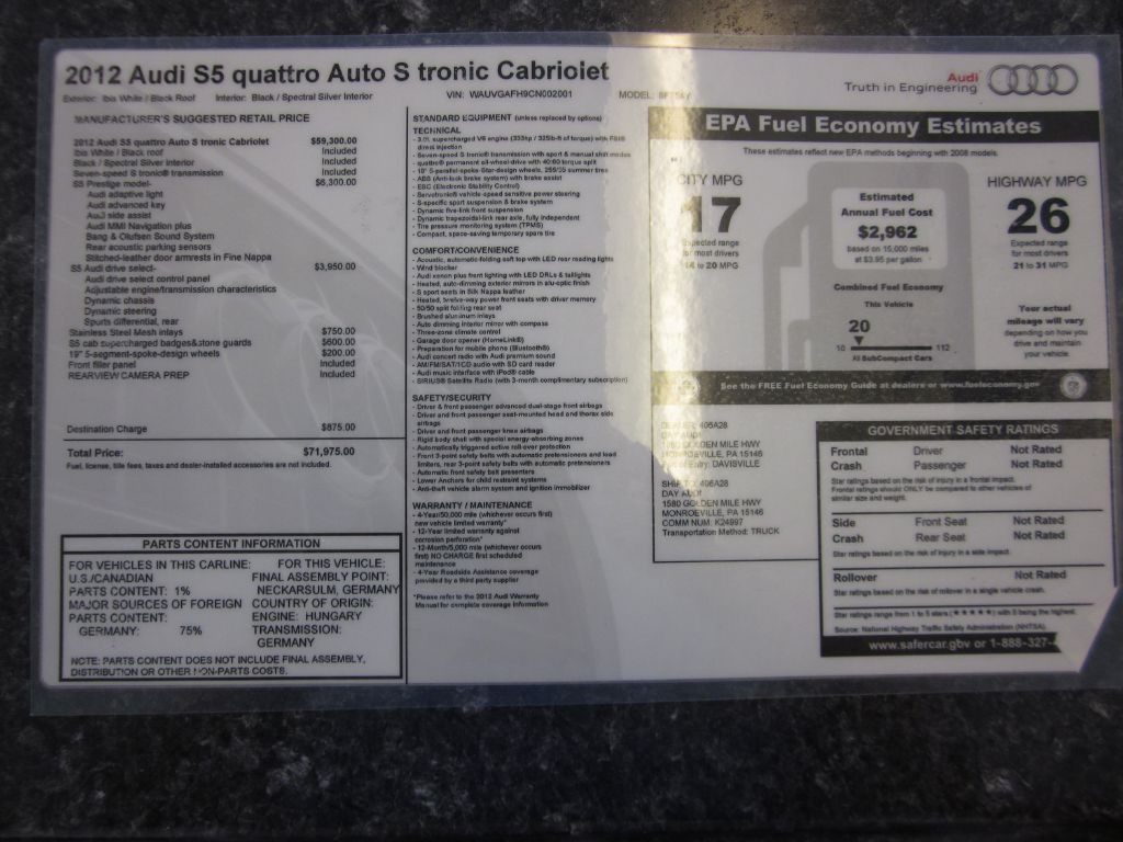 2012 Audi S5 Image 23