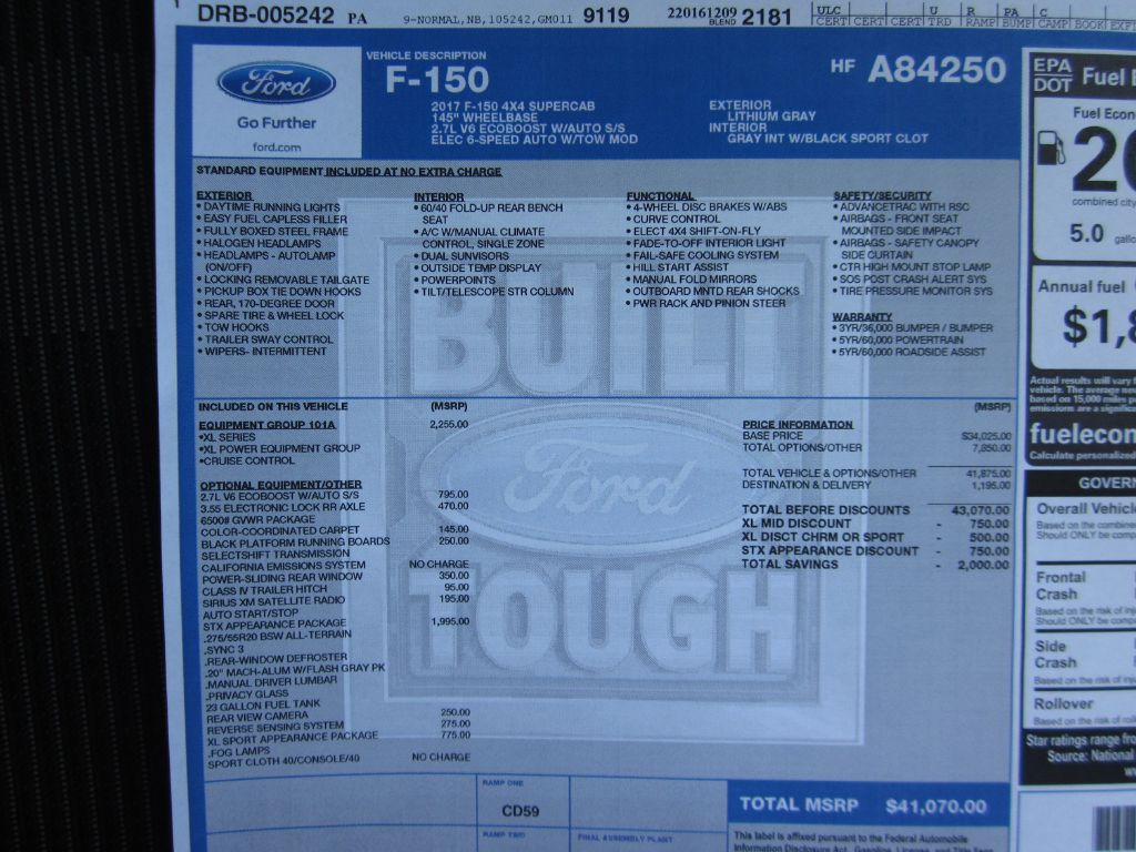 2017 Ford F-150 Image 43