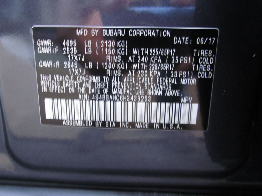 2017 Subaru Outback Image 34