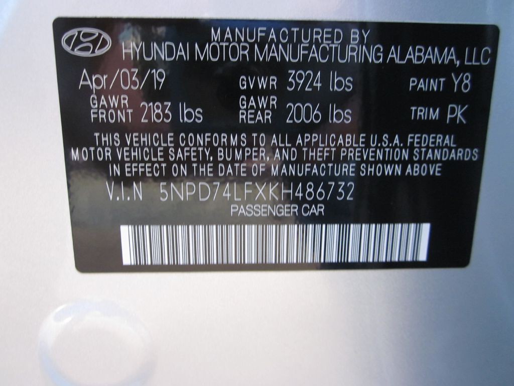 2019 Hyundai Elantra Image 30