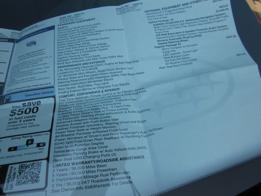 2020 Subaru Forester Image 24