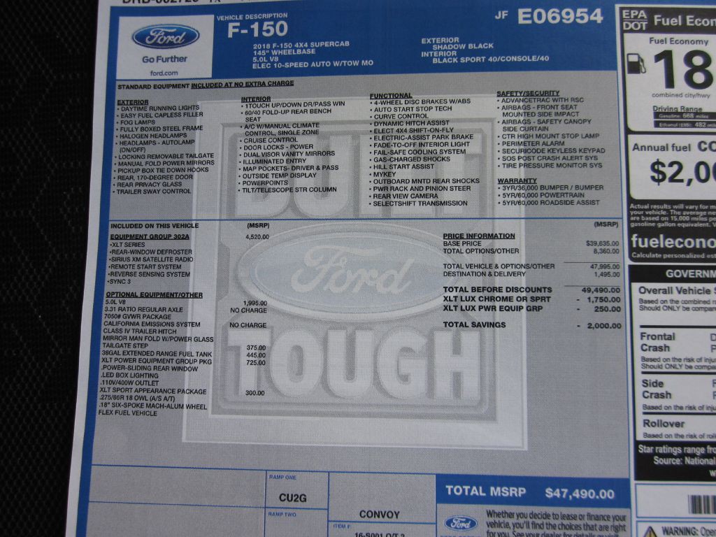 2018 Ford F-150 Image 62