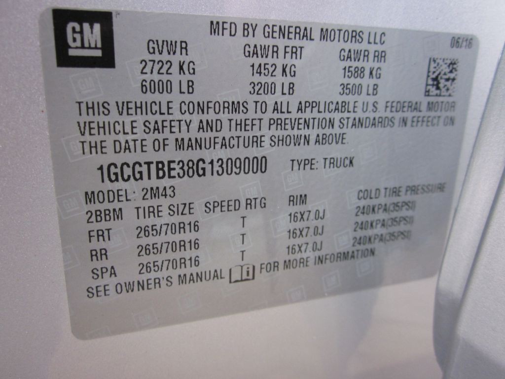 2016 Chevrolet Colorado Image 34