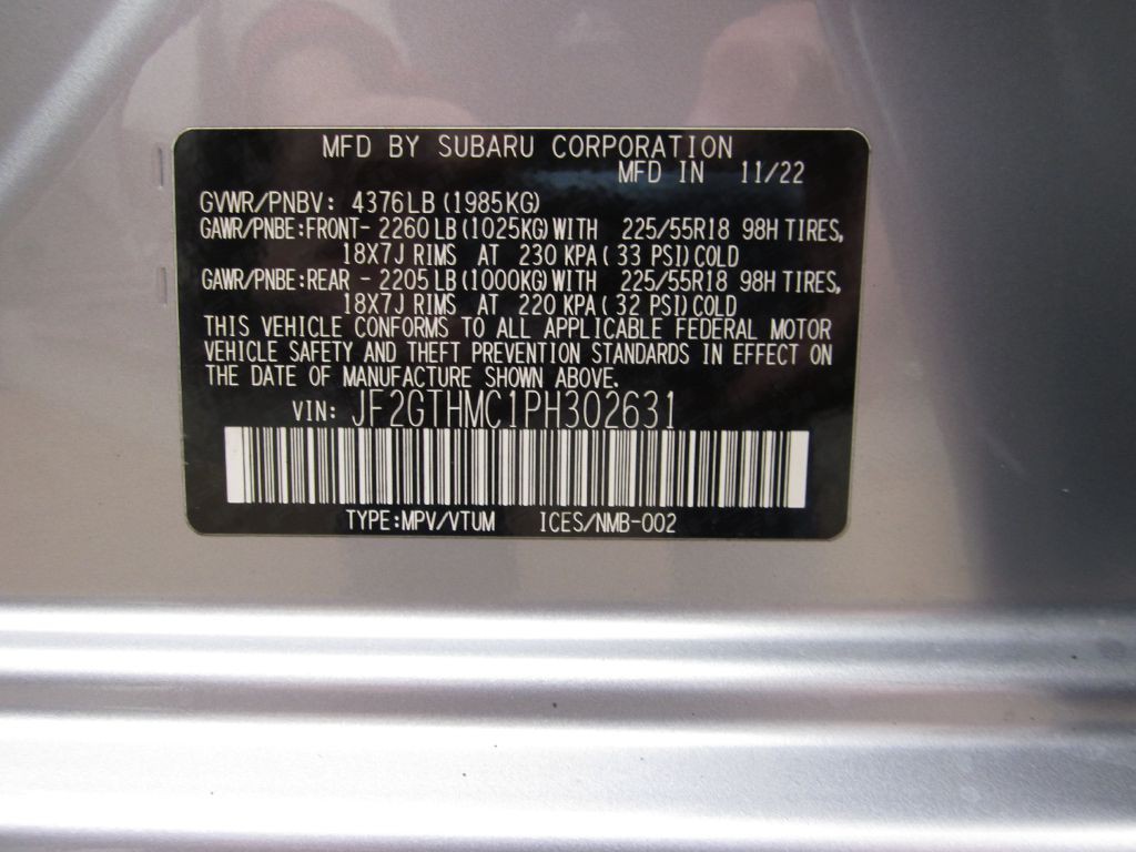 2023 Subaru Crosstrek Image 30