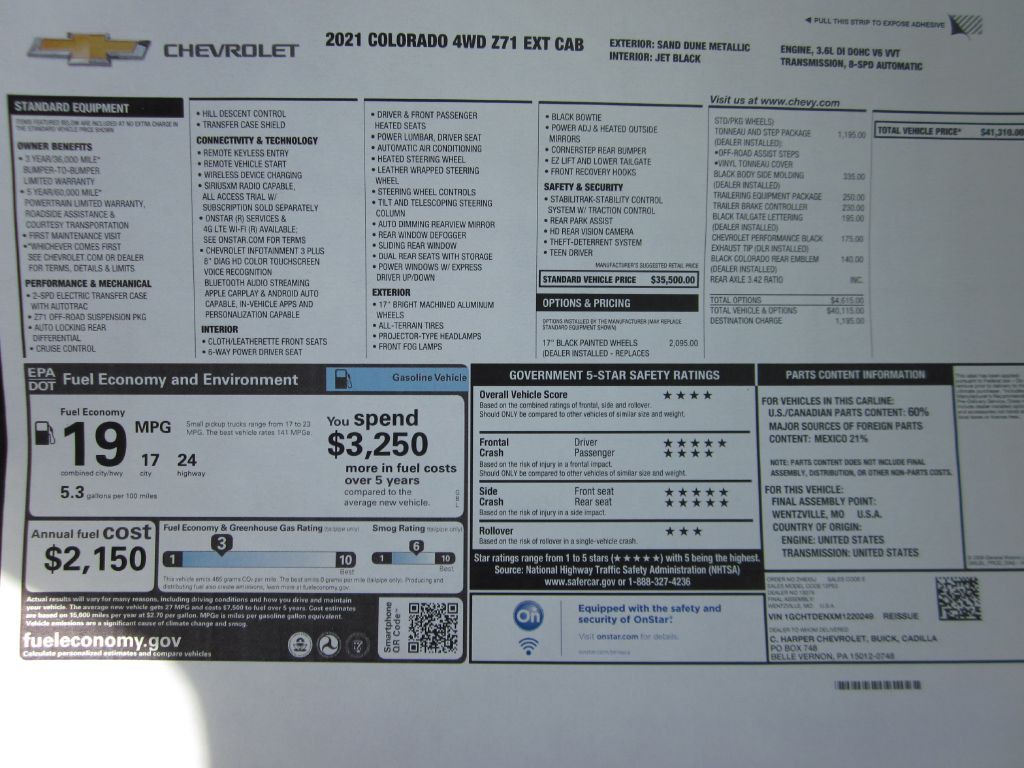 2021 Chevrolet Colorado Image 63