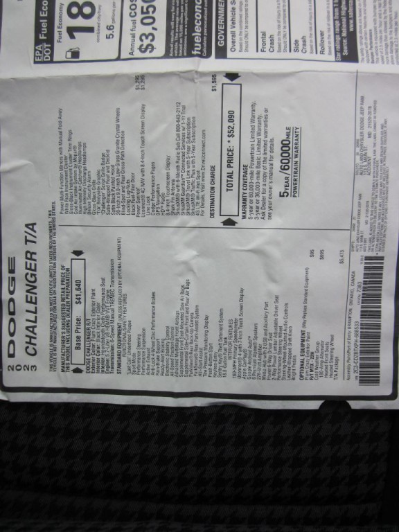 2023 Dodge Challenger Image 57