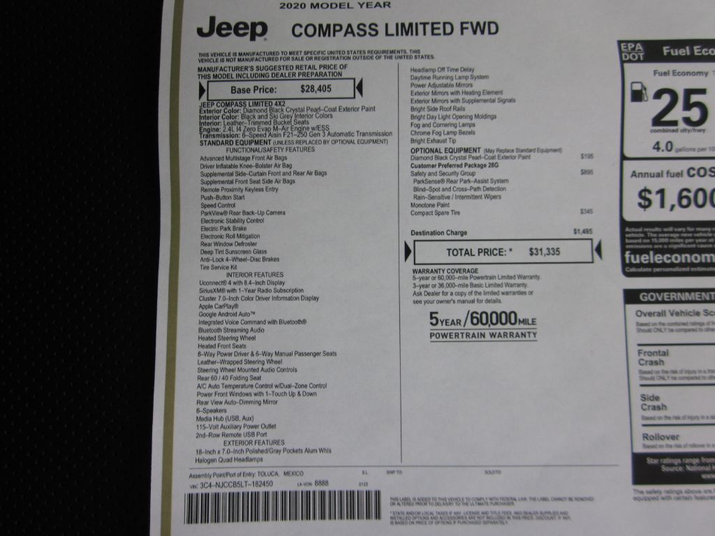 2020 Jeep Compass Image 45