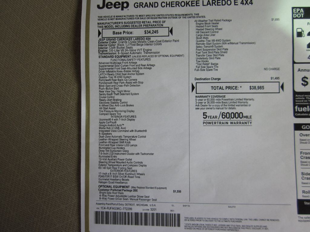 2019 Jeep Grand Cherokee Image 57