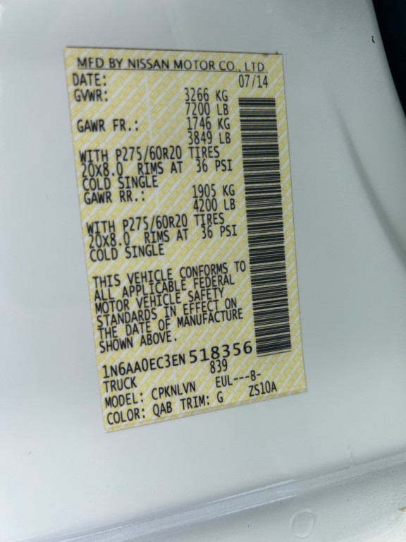 2014 Nissan Titan Image 15