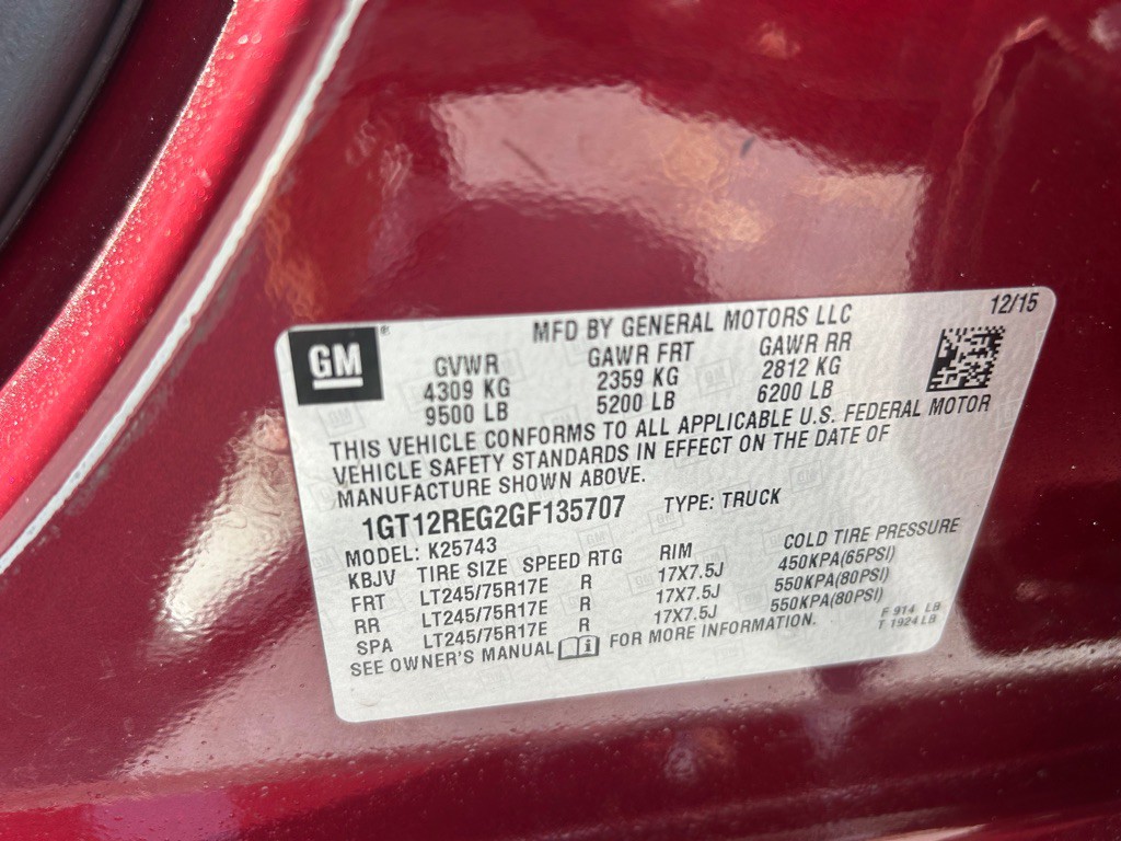 2016 GMC Sierra 2500 Image 15