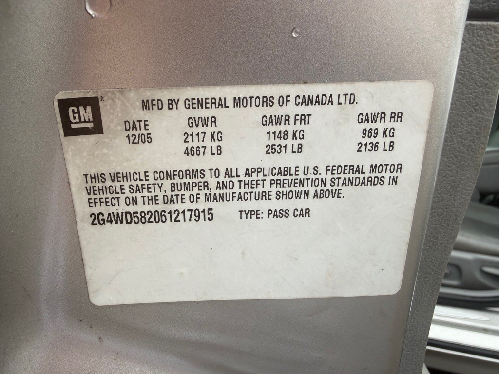 2006 Buick Lacrosse Image 11