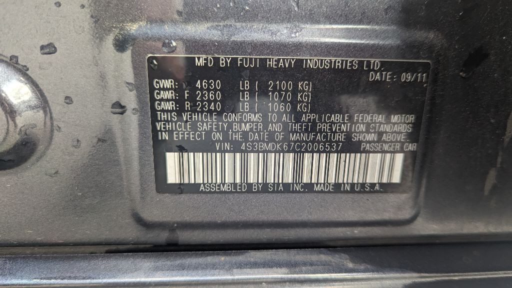 2012 Subaru Legacy Image 29