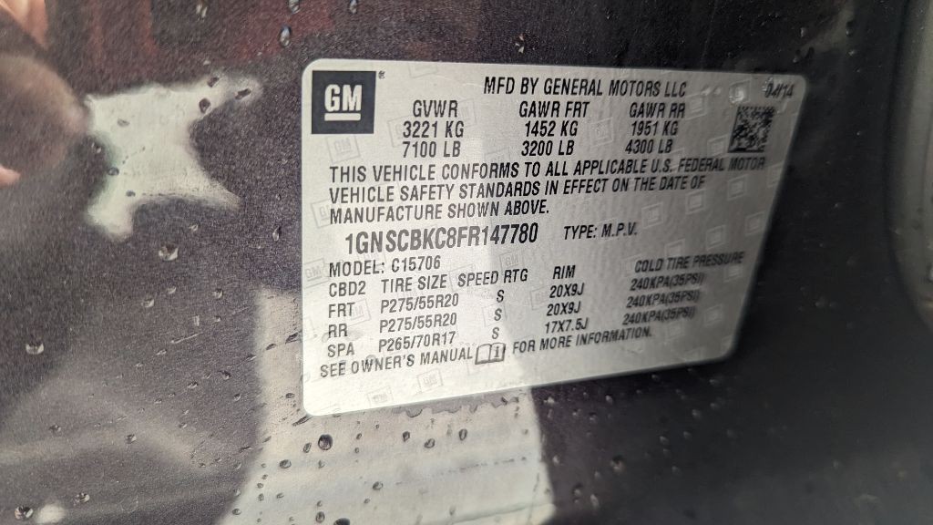 2015 Chevrolet Tahoe Image 36