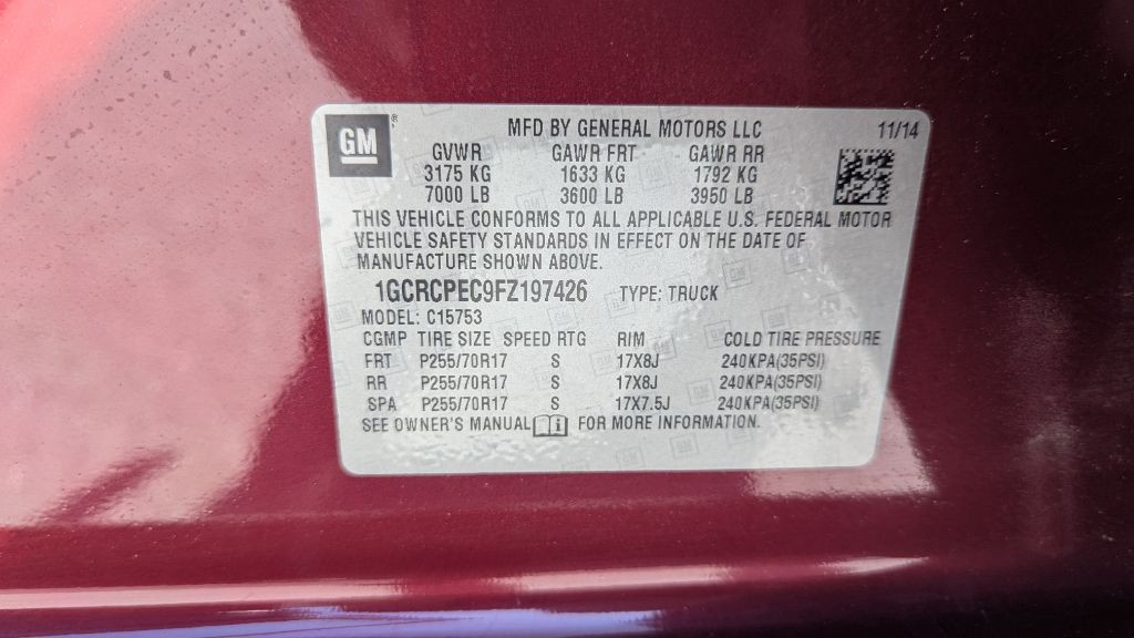 2015 Chevrolet Silverado 1500 Image 30