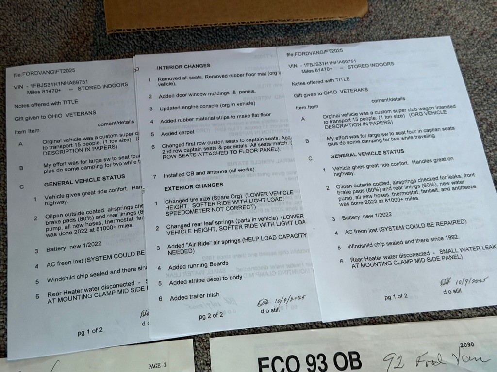 1992 Ford Econoline Image 15