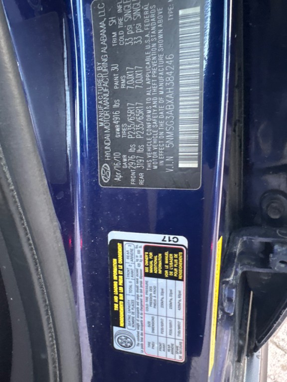 2010 Hyundai Santa Fe Image 27