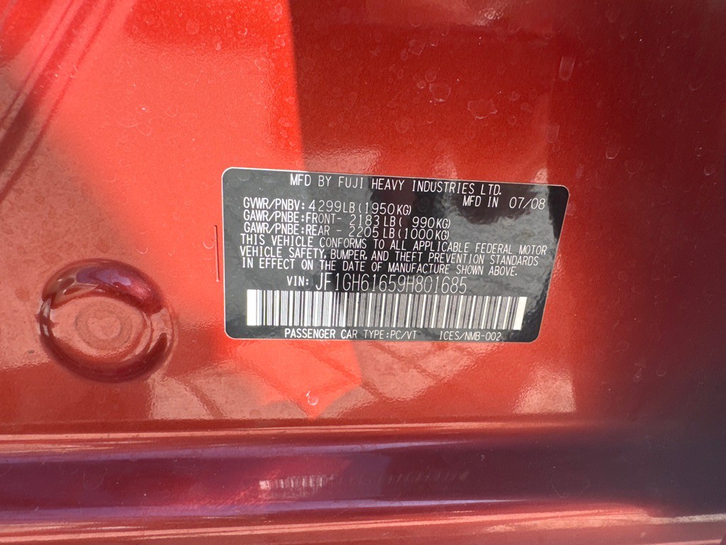 2009 Subaru Impreza Image 45