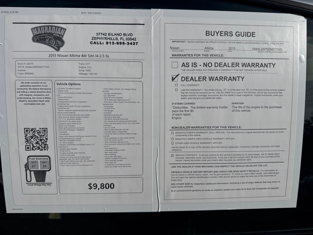 2013 Nissan Altima Image 25