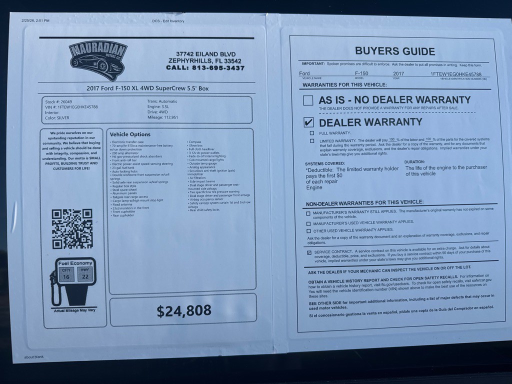 2017 Ford F-150 Image 26