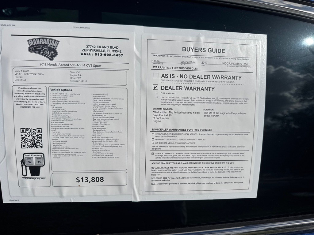 2013 Honda Accord Image 22