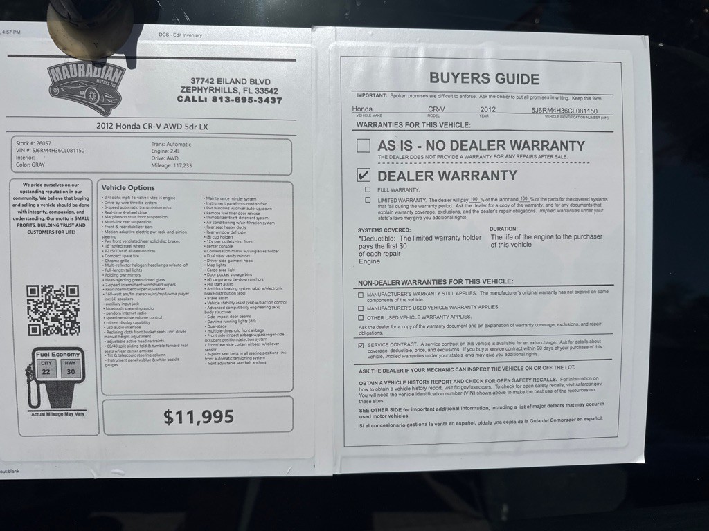 2012 Honda CR-V Image 23