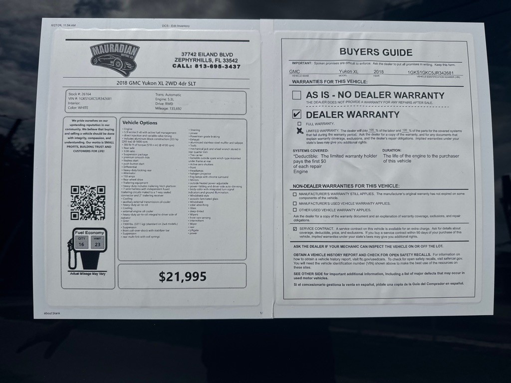 2018 GMC Yukon Image 27