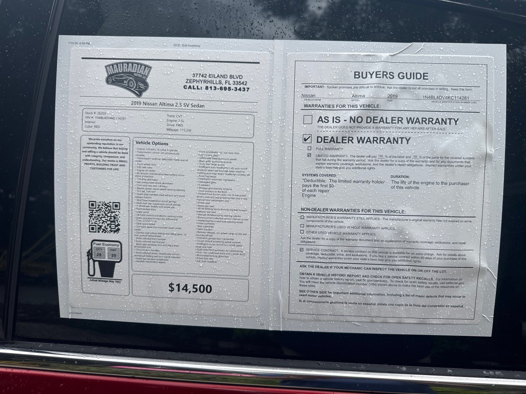 2019 Nissan Altima Image 20
