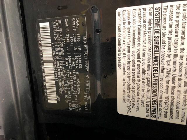 2012 Subaru Outback Image 12