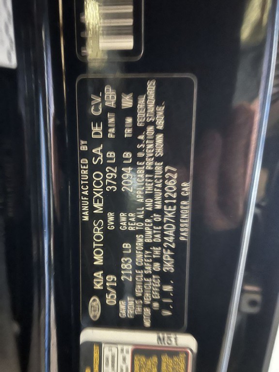 2019 Kia Forte Image 13