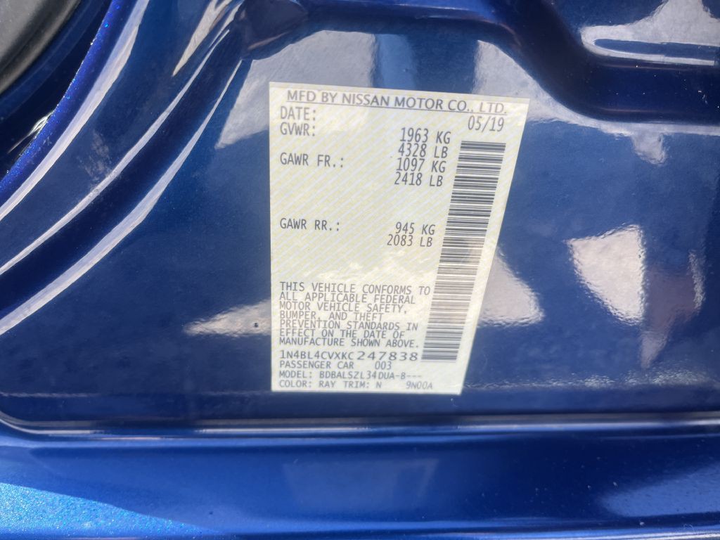 2019 Nissan Altima Image 13