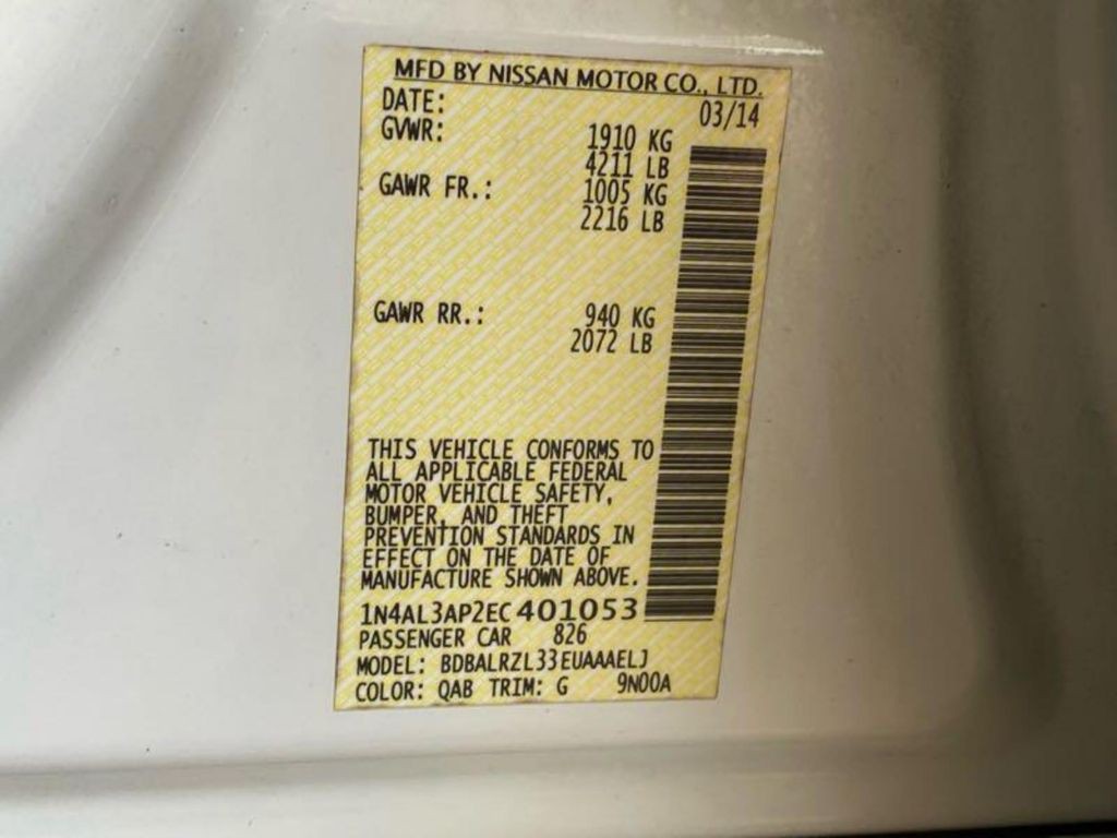 2014 Nissan Altima Image 13