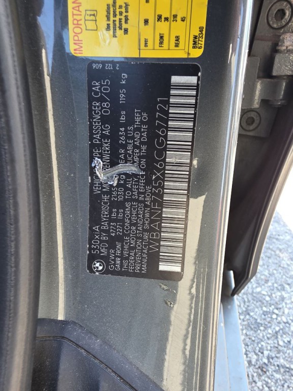 2006 BMW 5 Series Image 7