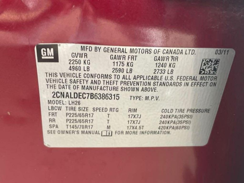 2011 Chevrolet Equinox Image 16