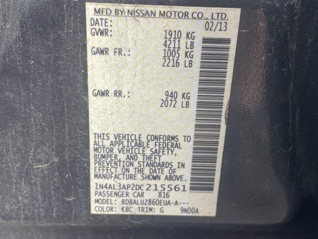 2013 Nissan Altima Image 14
