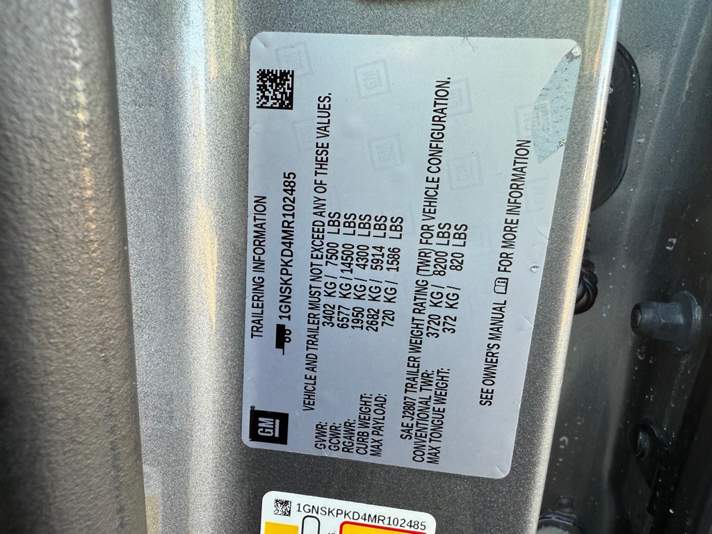 2021 Chevrolet Tahoe Image 58