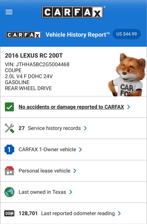 2016 Lexus RC Image 45