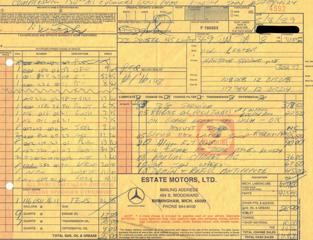 1973 Mercedes-Benz 280 Image 55