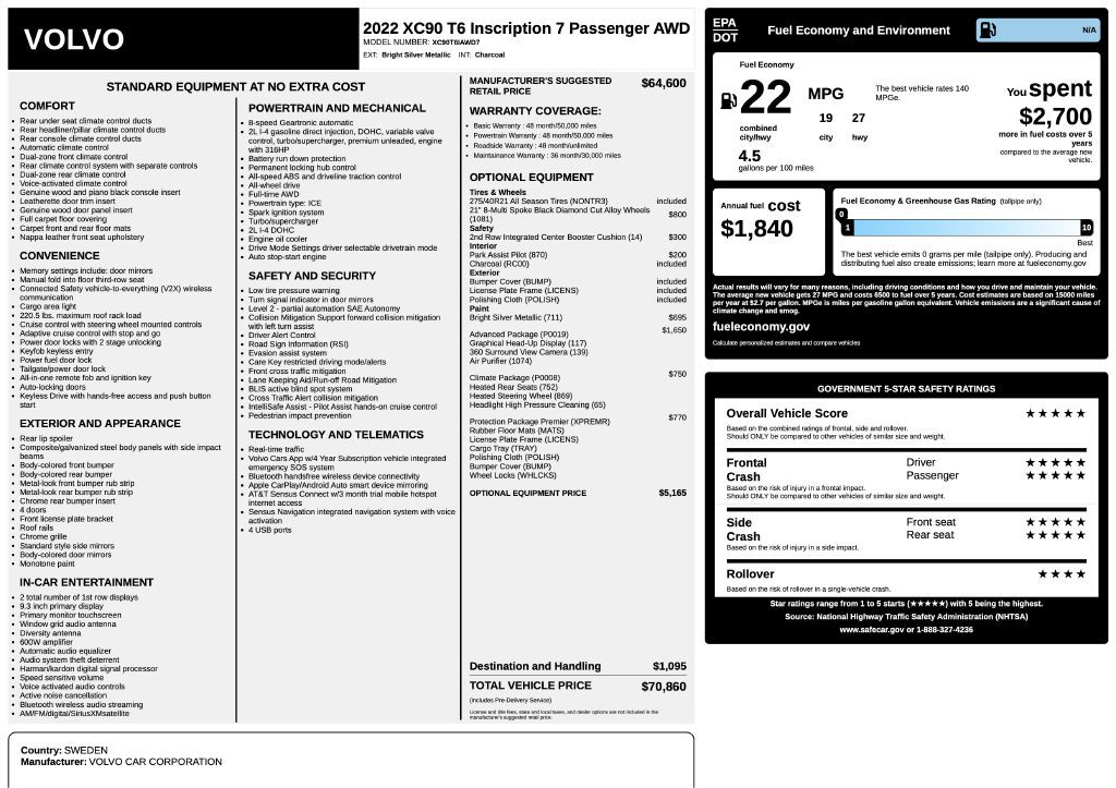 2022 Volvo XC90 Image 11