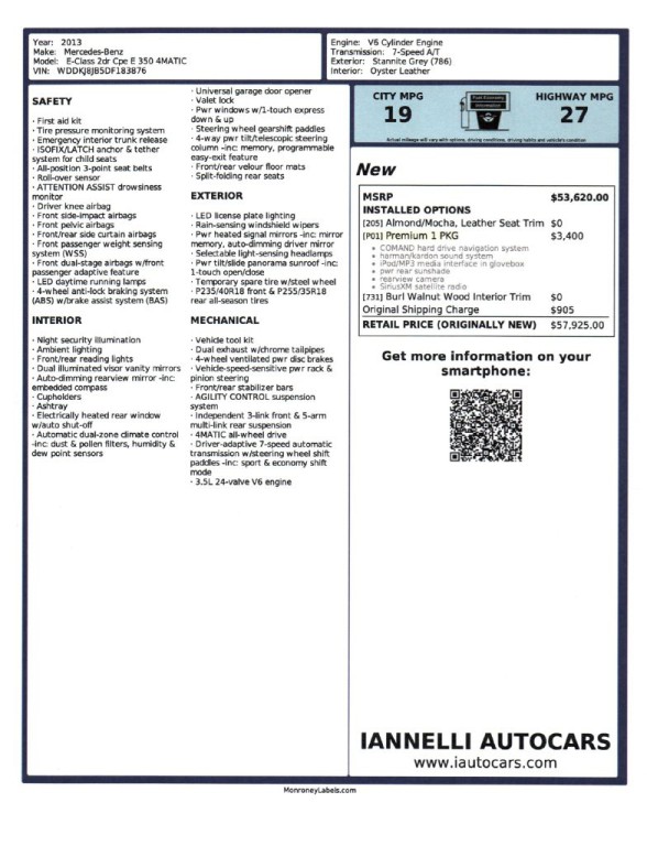 2013 Mercedes-Benz E-Class Image 59