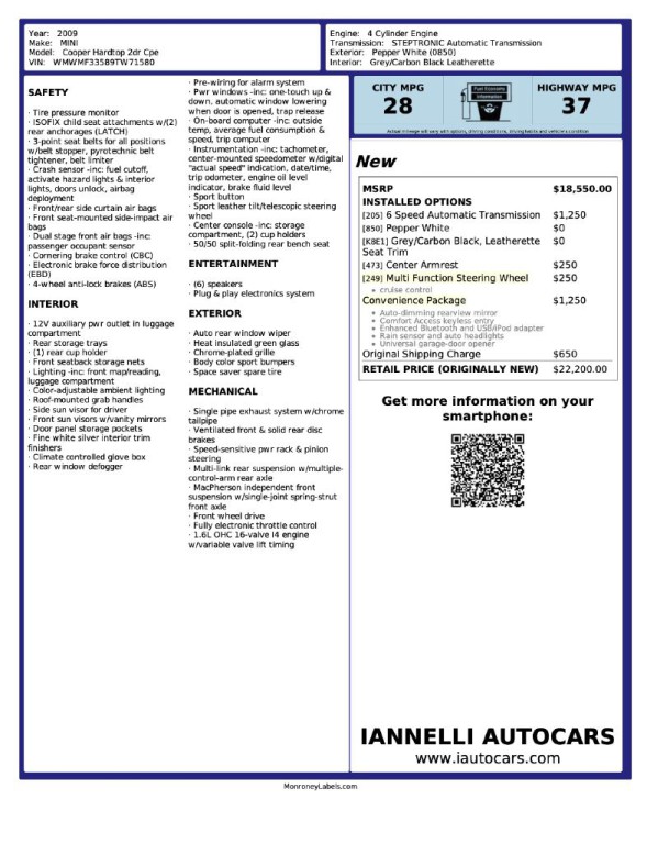 2009 MINI Cooper Image 17