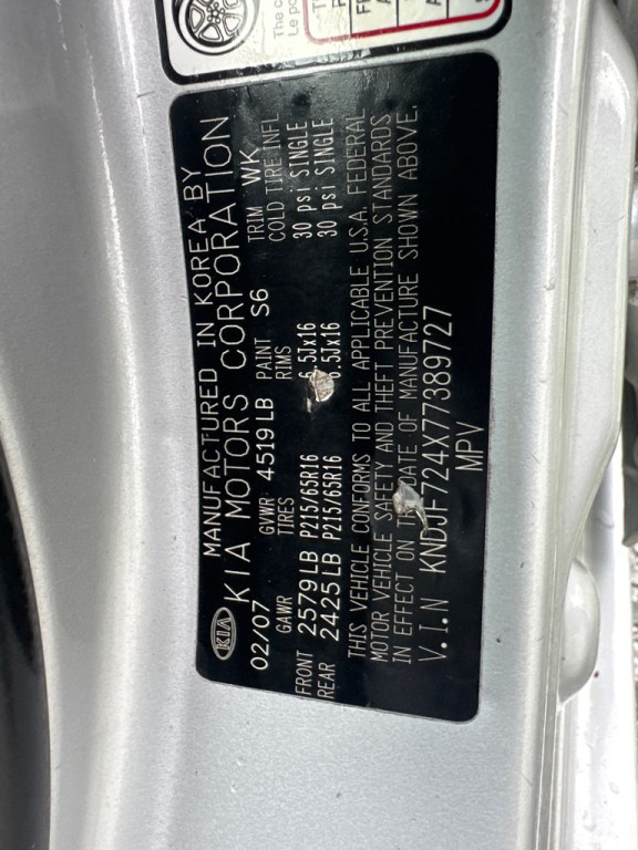 2007 Kia Sportage Image 22